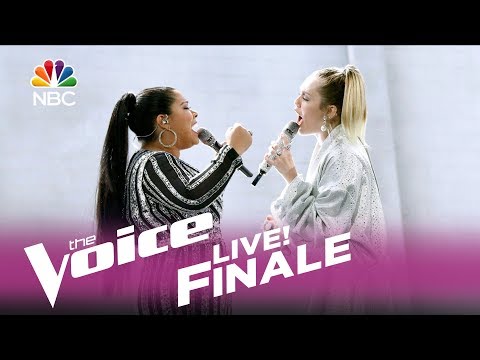 The Voice 2017 Brooke Simpson and Miley Cyrus - Finale: "Wrecking Ball"