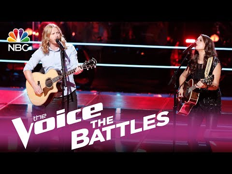 The Voice 2017 Battle - Adam Pearce vs. Whitney Fenimore: “Stop Draggin' My Heart Around”