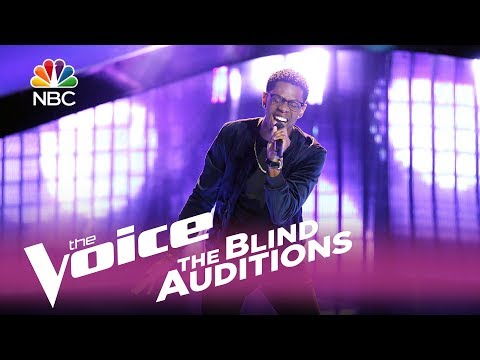 The Voice 2017 Blind Audition - Brandon Showell: "There's Nothing Holdin' Me Back"