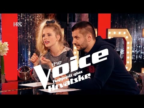 Eni i Milan uoči dvoboja - The Voice of Croatia - Season2 - Battle1