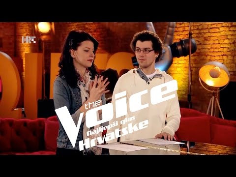 Kristina i Rino uoči dvoboja - The Voice of Croatia - Season2 - Battle1