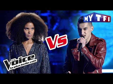 Vincent VS Andréa Durand - « N'importe quoi » (Florent Pagny) | The Voice France 2017 | Battle