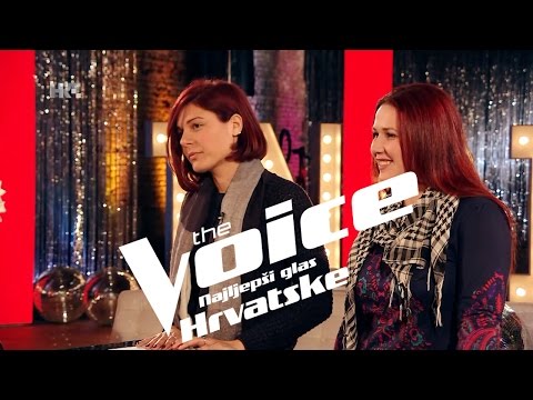 Ruža i Katarina uoči dvoboja - The Voice of Croatia - Season2 - Battle2