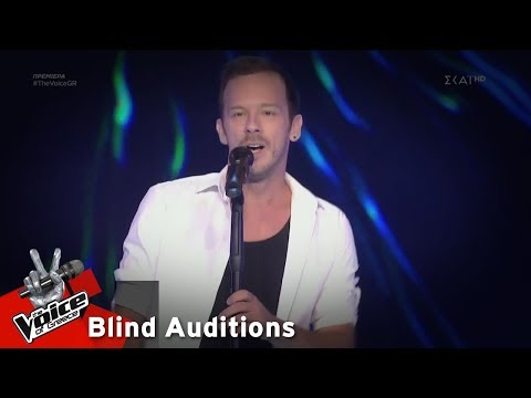 Γιώργος Αστρίτης - Come Together | 1o Blind Audition | The Voice of Greece