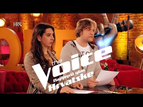 Ivona i Vjekoslav uoči dvoboja - The Voice of Croatia - Season2 - Battle3