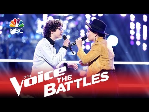 The Voice 2015 Battle - Braiden Sunshine vs. Lyndsey Elm: "No One Is to Blame"