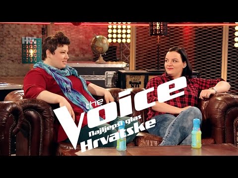 Tajana i Mirta uoči dvoboja - The Voice of Croatia - Season2 - Battle2