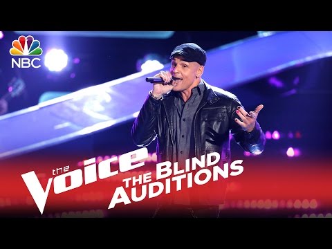 The Voice 2015 Blind Audition - Manny Cabo: "Here I Go Again"