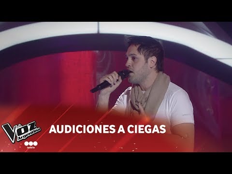 Damián Cabrera - "El pastor" - Miguel Aceves Mejía - Audiciones a ciegas - La Voz Argentina 2018