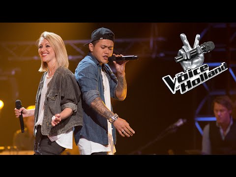 Aukje en Tyrone – No Air (The Blind Auditions | The voice of Holland 2015)