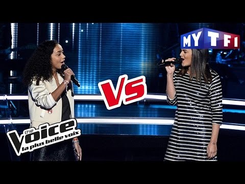 Lucie VS Syrine – « Can't Feel My Face » (The WeekNd) | The Voice France 2017 | Battle