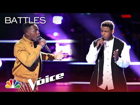 DeAndre Nico and Funsho Impress with New Edition's "Can You Stand the Rain" - The Voice 2018 Battles
