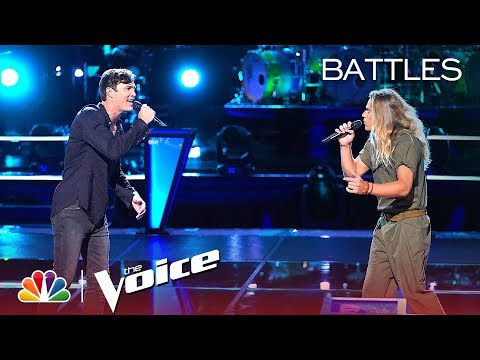 Jarred Matthew Takes On Tyke James to Billy Joel's "She's Always a Woman" - The Voice 2018 Battles