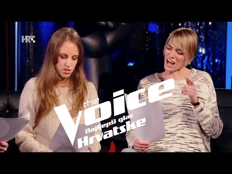 Ana i Matea uoči dvoboja - The Voice of Croatia - Season2 - Battle1