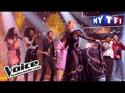 Katy Perry et les talents de The Voice « Chained to The Rhythm » | The Voice France 2017 | Live