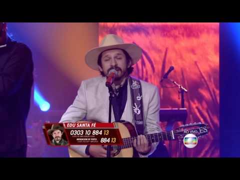 Edu Santa Fé canta 'Tristeza do Jeca' no The Voice Brasil - Shows ao Vivo | 4ª Temporada