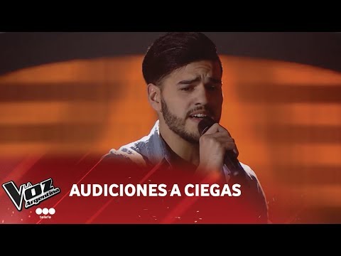 Germán Contreras - "Solamente tú" - Pablo Alborán - Audiciones a ciegas - La Voz Argentina 2018