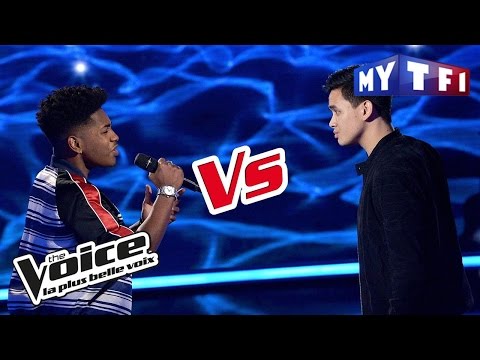 Lisandro Cuxi VS Angelo Powers - « Runnin' » (Beyoncé ft. N. Boy) | The Voice France 2017 | Battle
