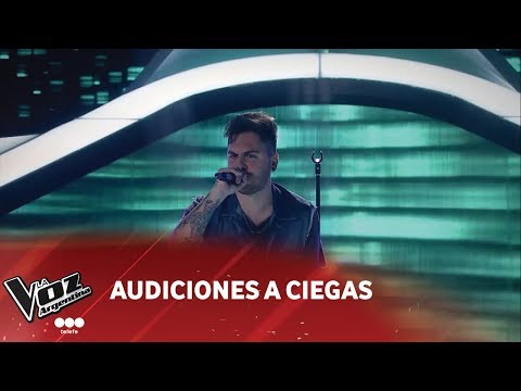 Juan Pedro Albanesi - "Enter Sandman" - Metallica - Audiciones a ciegas - La Voz Argentina 2018