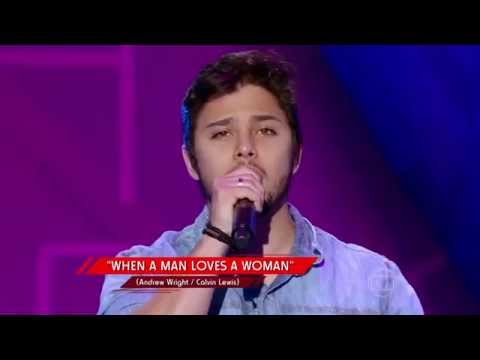 Renato Vianna canta 'When a Man Loves a Woman' em 'Audição' do 'The Voice Brasil'