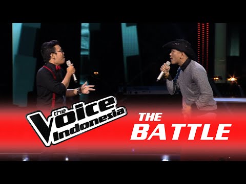 Rizki Jonathan vs. Daniel Ferro "Man On A Wire" | The Battle | The Voice Indonesia 2016