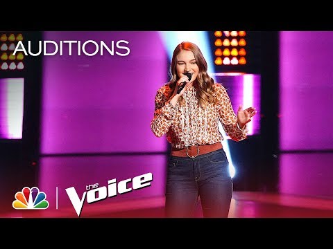 Adam Loves Emily Hough's "Big Yellow Taxi" by Joni Mitchell Cover - The Voice 2018 Blind Auditions