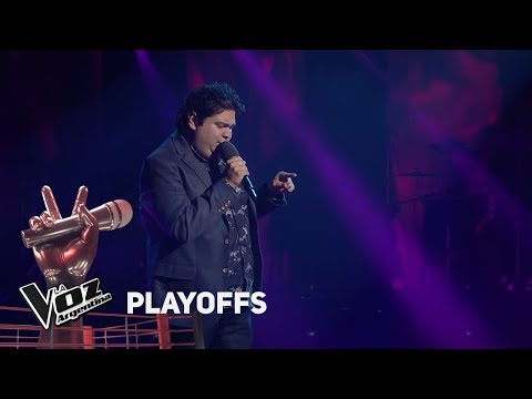 Playoffs #TeamAxel: Pedrio canta "Qué ganas de no verte..." de Valeria Lynch - La Voz Argentina 2018