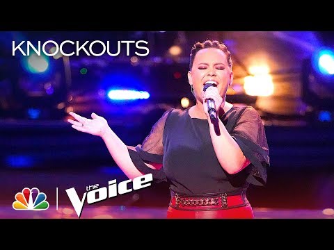 Natasia GreyCloud Is a Force to Chris Stapleton's "Tennessee Whiskey" - The Voice 2018 Knockouts