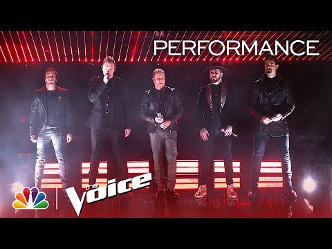 Backstreet Boys Sing "Chances" Live - The Voice 2018 Live Top 24 Eliminations