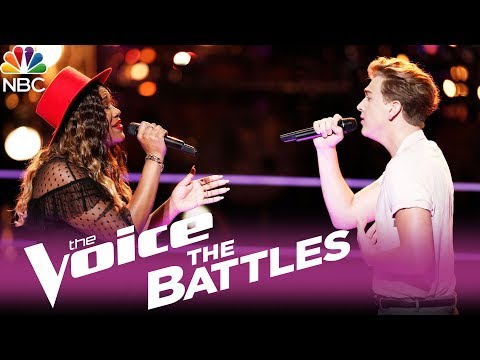The Voice 2017 Battle - Keisha Renee vs. Noah Mac: "I'm So Lonesome I Could Cry"