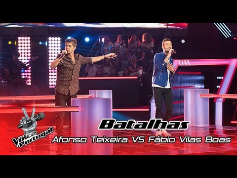 Afonso Teixeira VS Fábio Vilas Boas - "Quero é Viver" | Batalha | The Voice Portugal