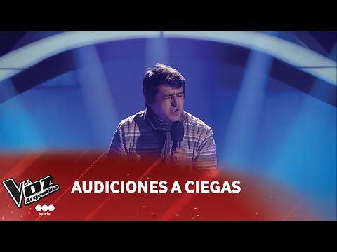 Daniel Muñoz - "Azul" - Cristian Castro - Audiciones a ciegas - La Voz Argentina 2018