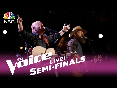 The Voice 2017 Adam Cunningham & Red Marlow - Semifinals: “Can't You See”