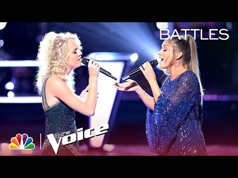 Katrina Cain and Rachel Messer Get Competitive to Sarah McLachlan's "Angel" - The Voice 2018 Battles