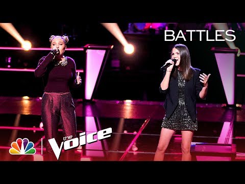 Emily Hough and Reagan Strange Sound Angelic to Ed Sheeran's "Photograph" - The Voice 2018 Battles