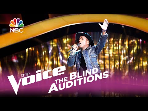 The Voice 2017 Blind Audition - Jon Mero: "Versace on the Floor"