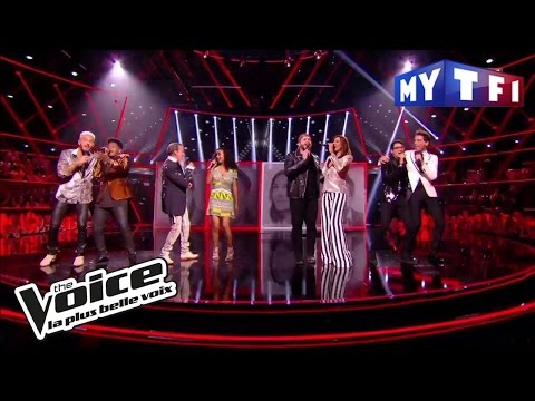 Collégiale coachs et talents « I Feel It Coming » (The WeekNd ft. Daft Punk) | The Voice France 2017
