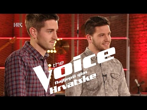 Ivan i Marjan uoči dvoboja - The Voice of Croatia - Season2 - Battle2