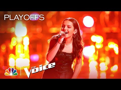 Abby Cates Shows Range on "Next to Me" - The Voice 2018 Live Playoffs Top 24