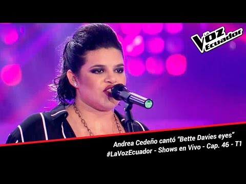 Andrea Cedeño cantó “Bette Davies eyes” - La Voz Ecuador - Shows en Vivo - Cap. 46 - T1