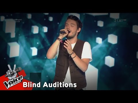 Οδυσσέας Αλεξανδρίδης - Fix You | 3o Blind Audition | The Voice of Greece