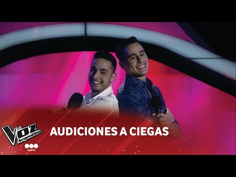 Pellicer y Afranllie - "Libre y solterito" - Leo Dan - Audición a ciega - La Voz Argentina 2018