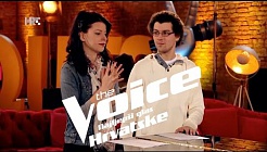 Kristina i Rino uoči dvoboja - The Voice of Croatia - Season2 - Battle1