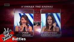 Κορίνα Ντιλενιάν vs Αντιγόνη Σαμπατακάκη - Μάντισσα | 1o Battle | The Voice of Greece