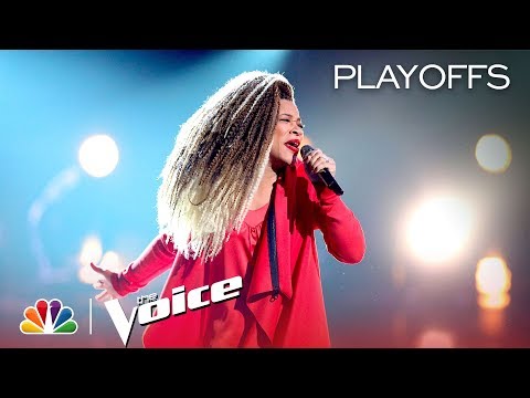 SandyRedd Wows the Coaches with a Cover of "No More Drama" - The Voice 2018 Live Playoffs Top 24
