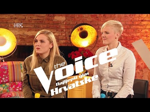 Ivana i Petra uoči dvoboja - The Voice of Croatia - Season2 - Battle3