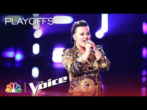 Natasia GreyCloud Performs "God Is a Woman" - The Voice 2018 Live Playoffs Top 24