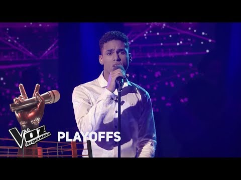 Playoffs #TeamMontaner - Irvin Díaz Escobar canta "Mientes" de Camila - La Voz Argentina 2018