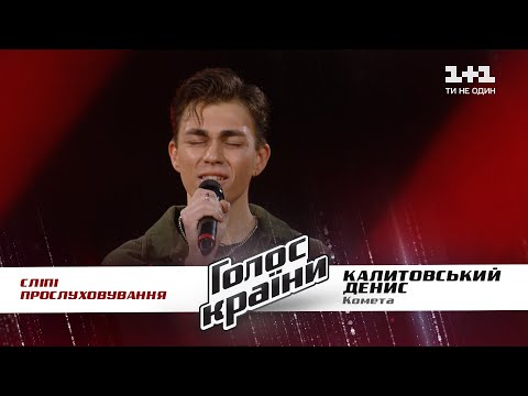 Денис Калитовский — "Комета" — выбор вслепую — Голос страны 11