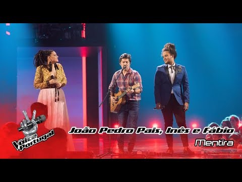 João Pedro Pais, Inês Simões e Fábio Mouzinho cantam "Mentira" | Gala | The Voice Portugal